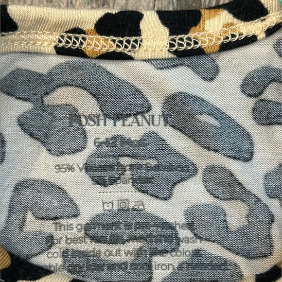 Posh Peanut “Lana Leopard” Bodysuit Twirl - Picture 5 of 7